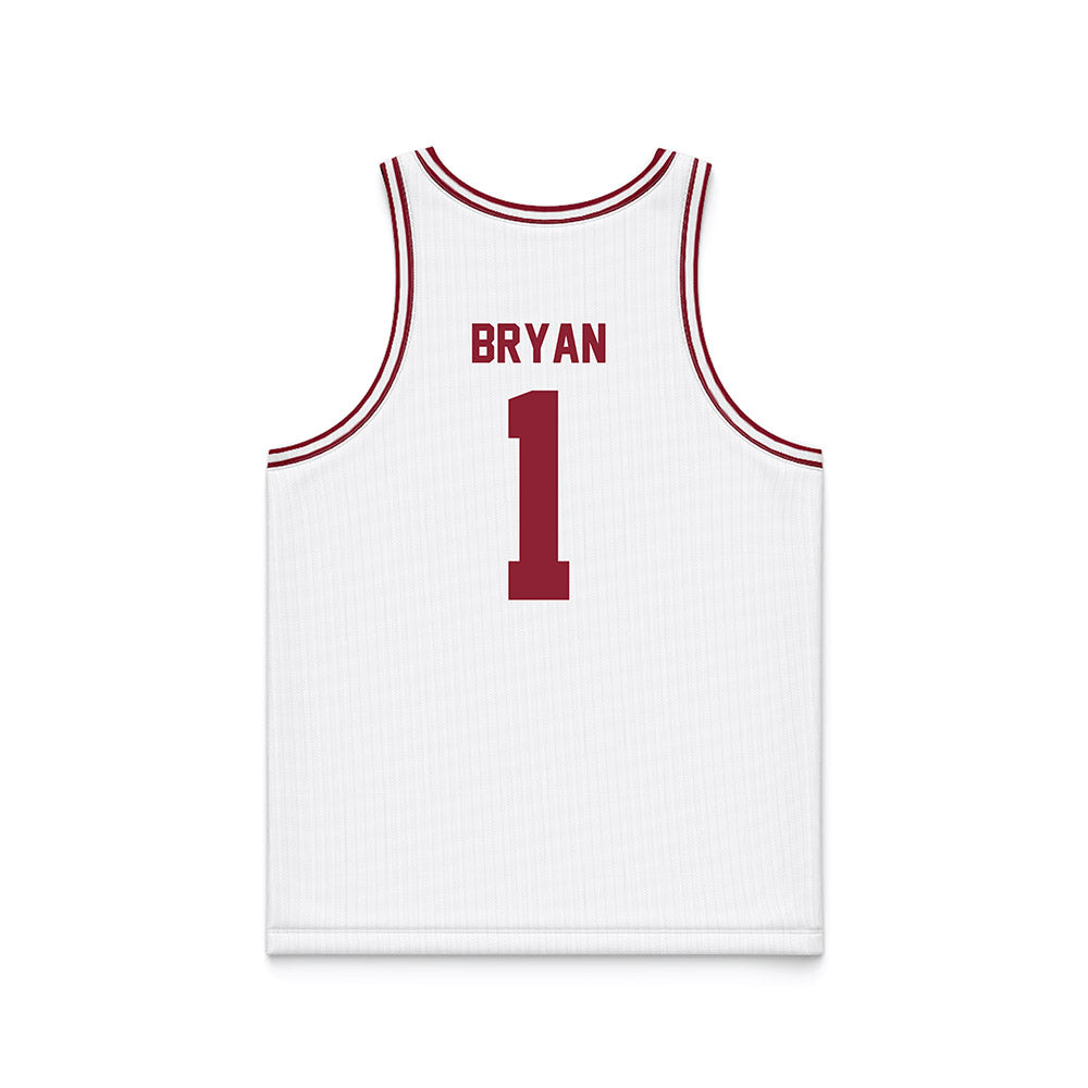 SCU - NCAA Men's Basketball : Tyeree Bryan - White Basketball Jersey