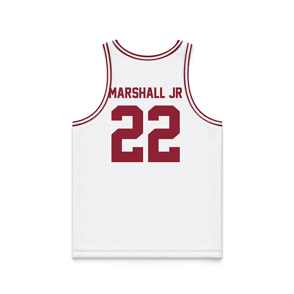 SCU - NCAA Men's Basketball : Carlos Marshall Jr - White Basketball Jersey