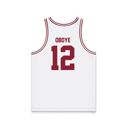 SCU - NCAA Men's Basketball : Bukky Oboye - White Basketball Jersey-1