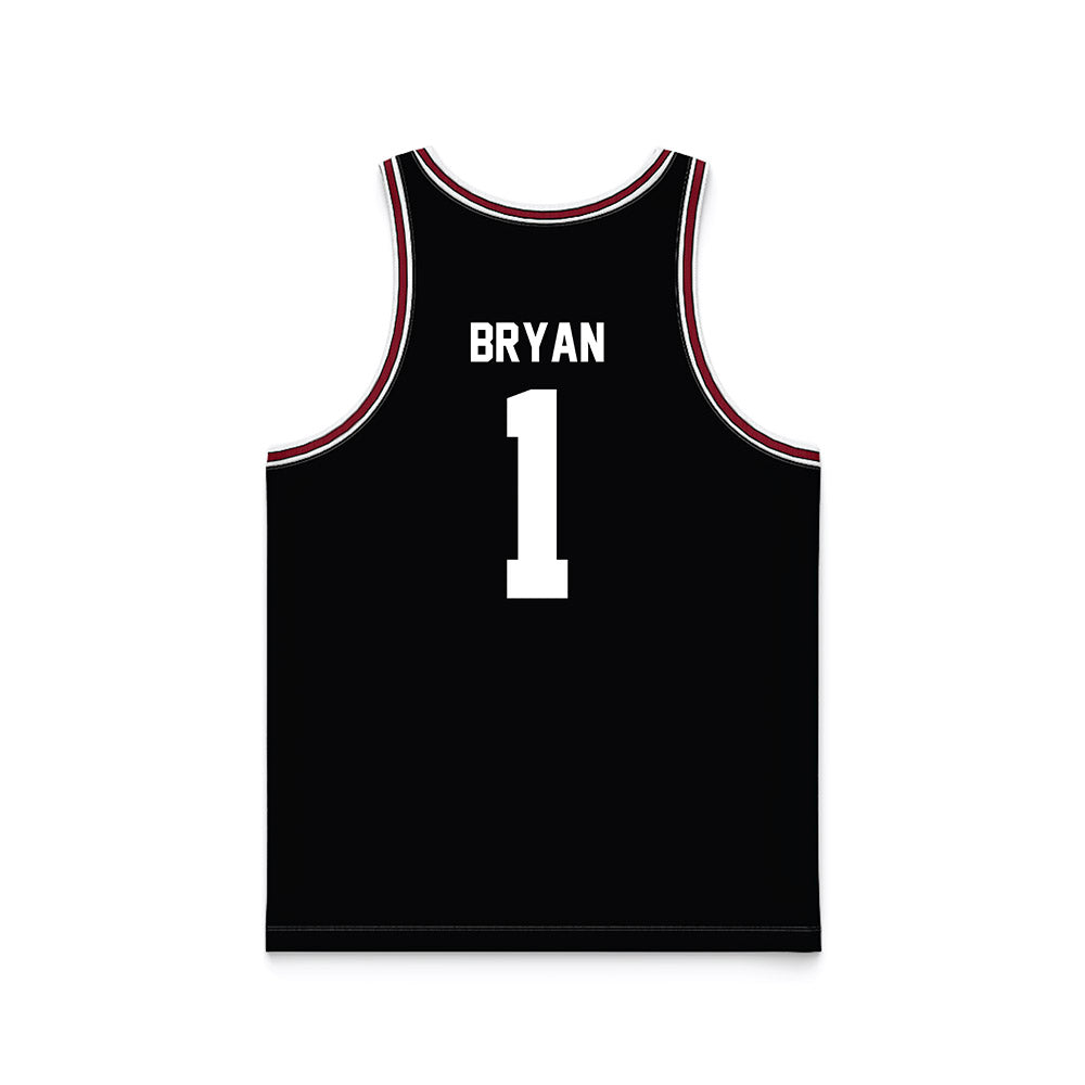 SCU - NCAA Men's Basketball : Tyeree Bryan - Black Basketball Jersey