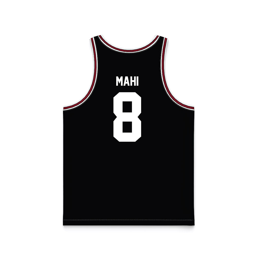 SCU - NCAA Men's Basketball : Elijah Mahi - Black Basketball Jersey-1