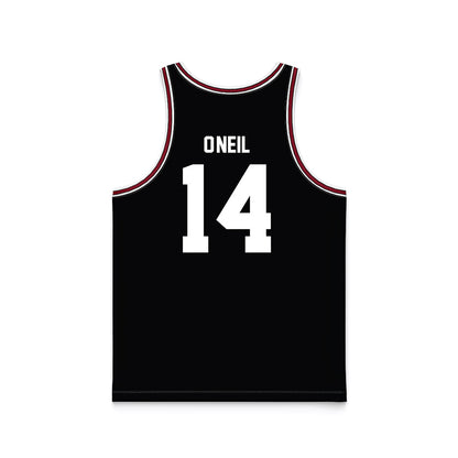 SCU - NCAA Men's Basketball : Johnny O'Neil - Black Basketball Jersey