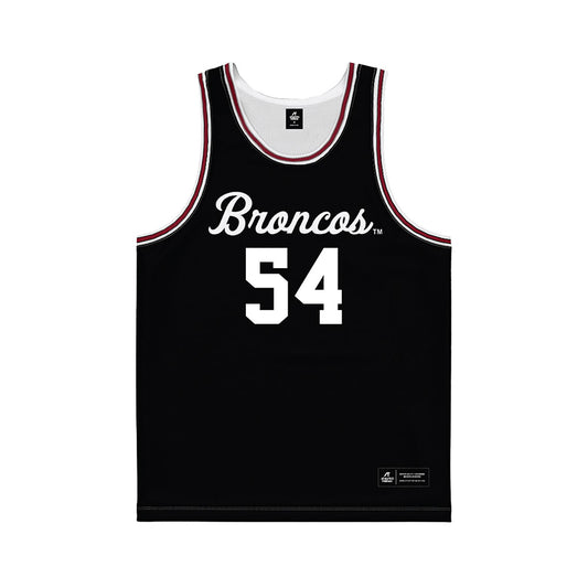 SCU - NCAA Men's Basketball : Malachi Douyon - Black Basketball Jersey-0