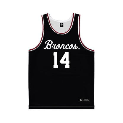 SCU - NCAA Men's Basketball : Johnny O'Neil - Black Basketball Jersey