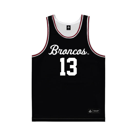 SCU - NCAA Men's Basketball : Christoph Tilly - Black Basketball Jersey