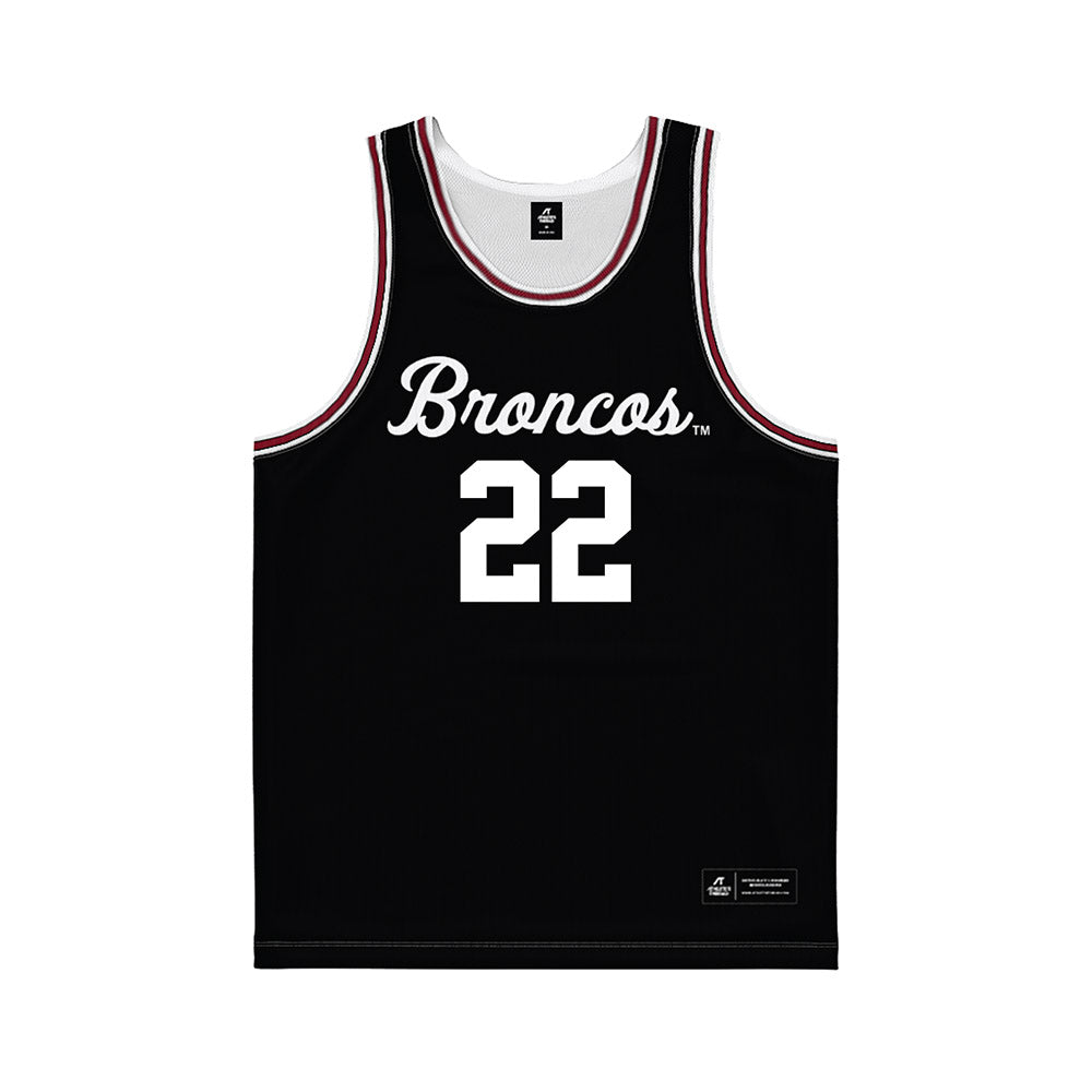 SCU - NCAA Men's Basketball : Allen Graves - Black Basketball Jersey