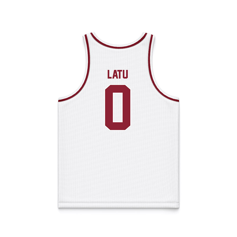 SCU - NCAA Women's Basketball : Malia Latu - Black Basketball Jersey