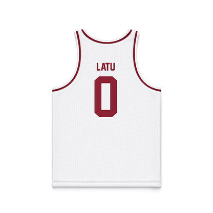 SCU - NCAA Women's Basketball : Malia Latu - Black Basketball Jersey