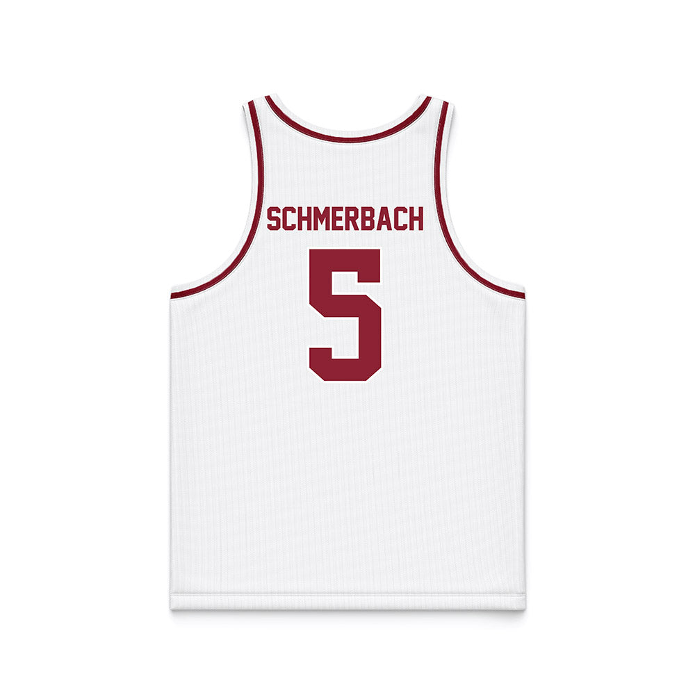 SCU - NCAA Women's Basketball : Sara Schmerbach - Black Basketball Jersey-1