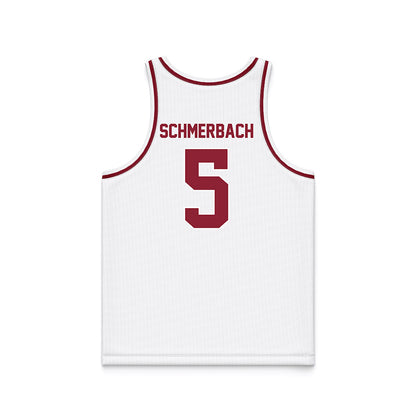 SCU - NCAA Women's Basketball : Sara Schmerbach - Black Basketball Jersey-1
