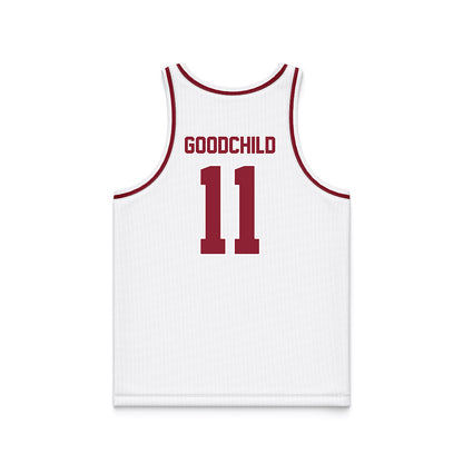 SCU - NCAA Women's Basketball : Alana Goodchild - Black Basketball Jersey-1