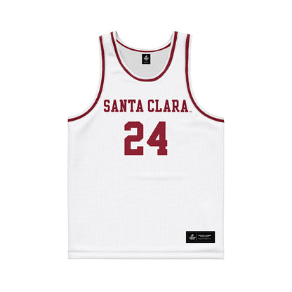 SCU - NCAA Women's Basketball : Reilly Clark - Black Basketball Jersey-0