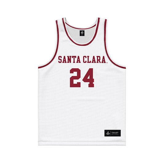 SCU - NCAA Women's Basketball : Reilly Clark - Black Basketball Jersey-0