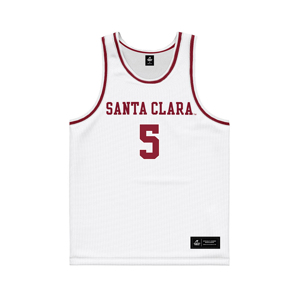 SCU - NCAA Women's Basketball : Sara Schmerbach - Black Basketball Jersey-0