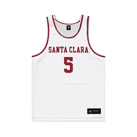 SCU - NCAA Women's Basketball : Sara Schmerbach - Black Basketball Jersey-0