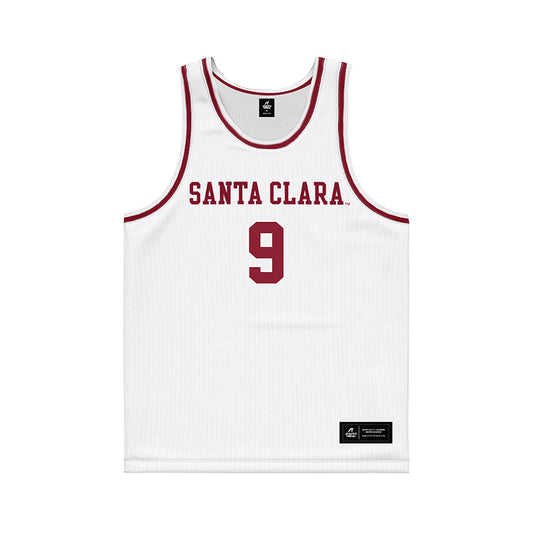 SCU - NCAA Women's Basketball : Maia Jones - Black Basketball Jersey-0