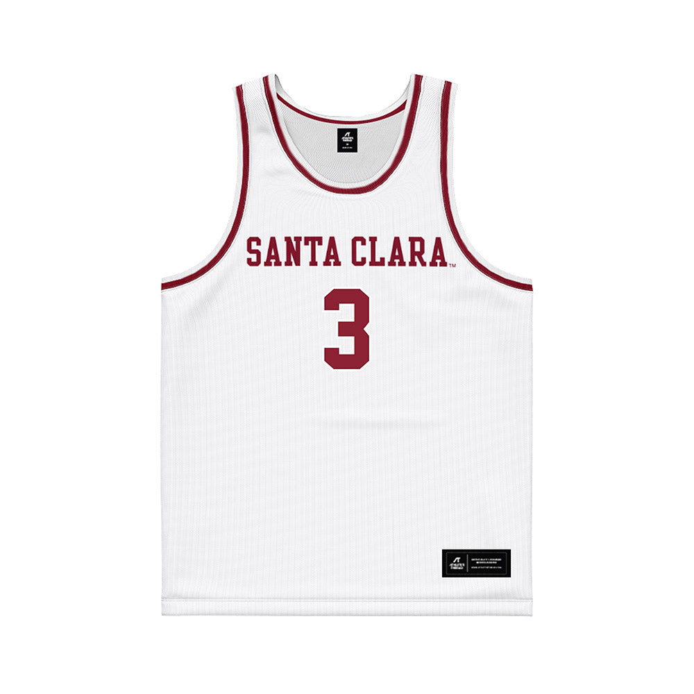 SCU - NCAA Women's Basketball : Kate Schat - Black Basketball Jersey-0