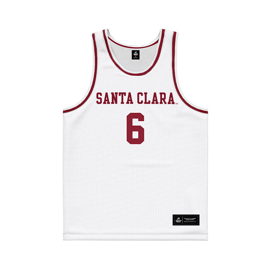 SCU - NCAA Women's Basketball : Sienna Grieger - Black Basketball Jersey-0