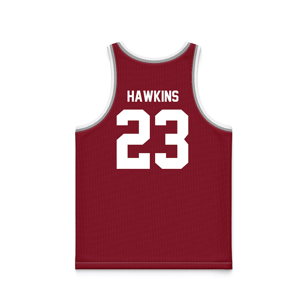 SCU - NCAA Women's Basketball : Ashley Hawkins - Red Basketball Jersey-1