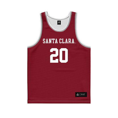 SCU - NCAA Women's Basketball : Delainey Miller - Red Basketball Jersey-0