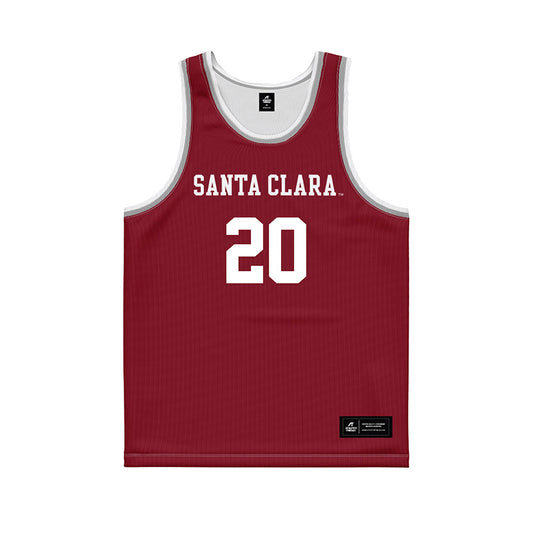 SCU - NCAA Women's Basketball : Delainey Miller - Red Basketball Jersey-0
