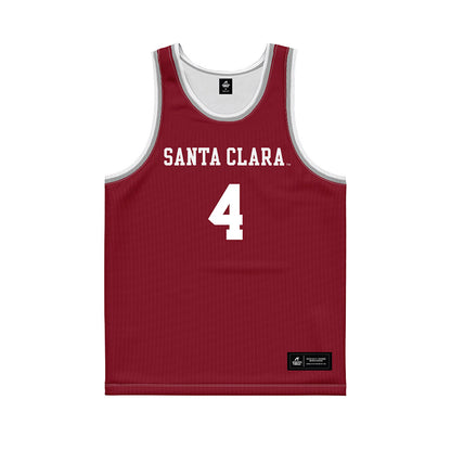 SCU - NCAA Women's Basketball : Mia Curtis - Red Basketball Jersey