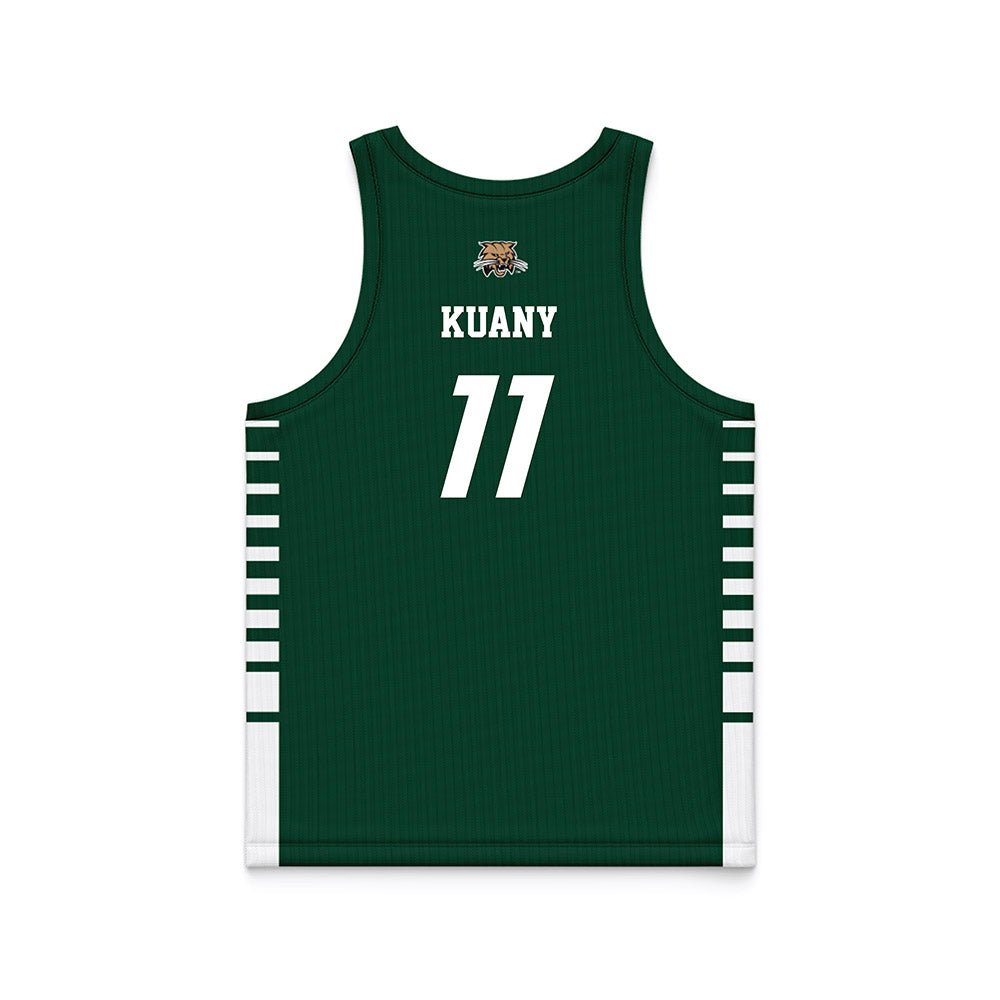 Ohio - NCAA Men's Basketball : Kiir Kuany - Green Basketball Jersey