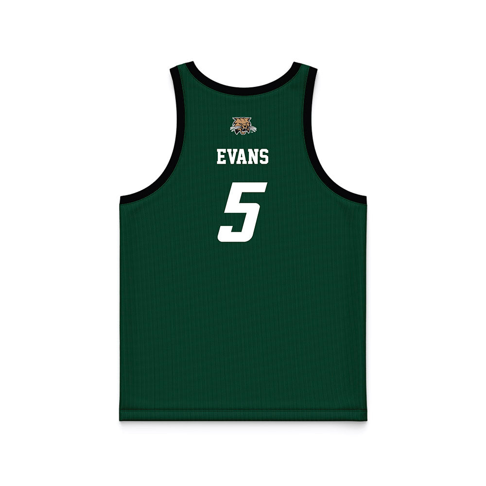 Ohio - NCAA Men's Basketball : Ayden Evans - Black Basketball Jersey