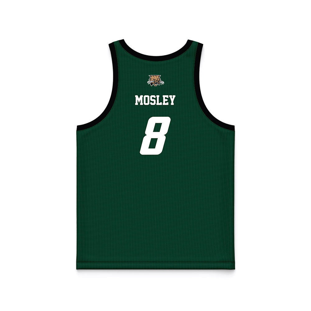 Ohio - NCAA Men's Basketball : Zay Mosley - Black Basketball Jersey-1