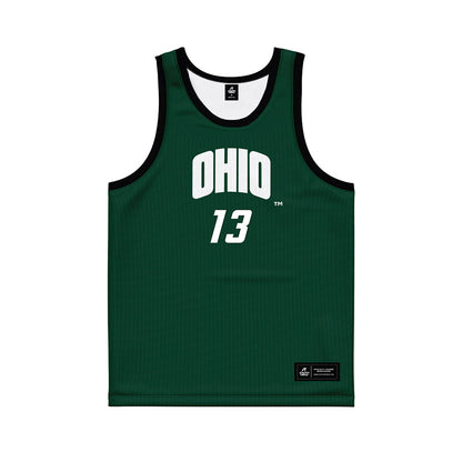 Ohio - NCAA Men's Basketball : Jackson Paveletzke - Black Basketball Jersey-0