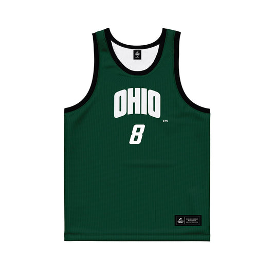 Ohio - NCAA Men's Basketball : Zay Mosley - Black Basketball Jersey-0