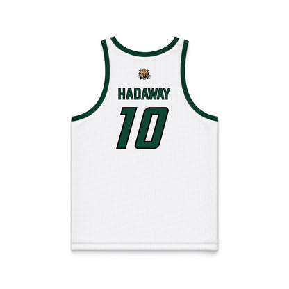 Ohio - NCAA Men's Basketball : Aidan Hadaway - White Basketball Jersey