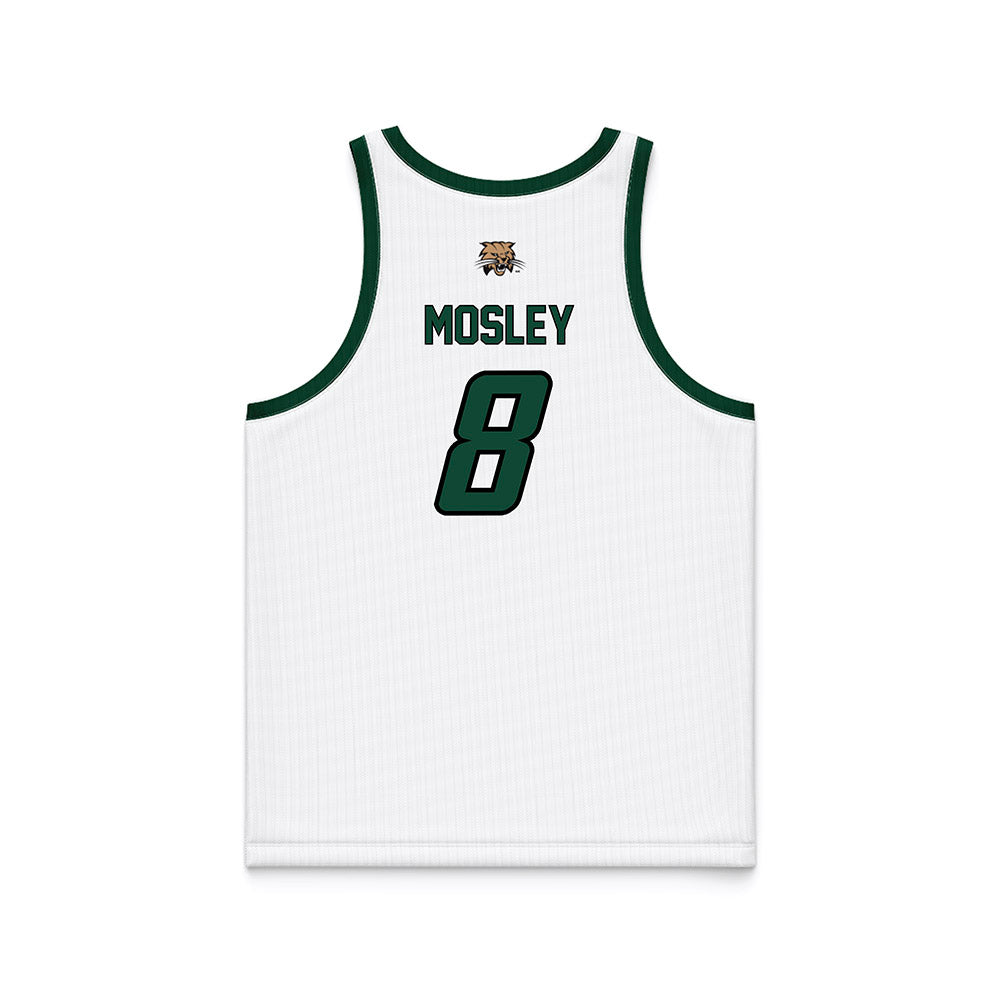 Ohio - NCAA Men's Basketball : Zay Mosley - White Basketball Jersey-1