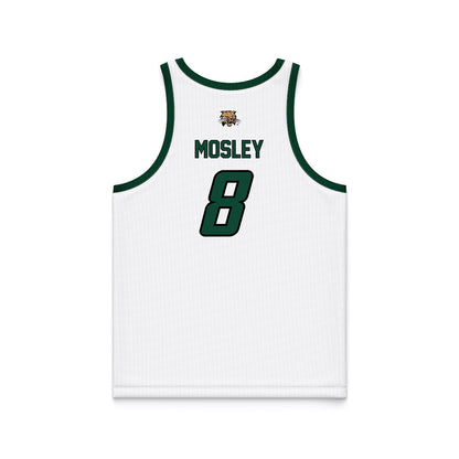 Ohio - NCAA Men's Basketball : Zay Mosley - White Basketball Jersey-1