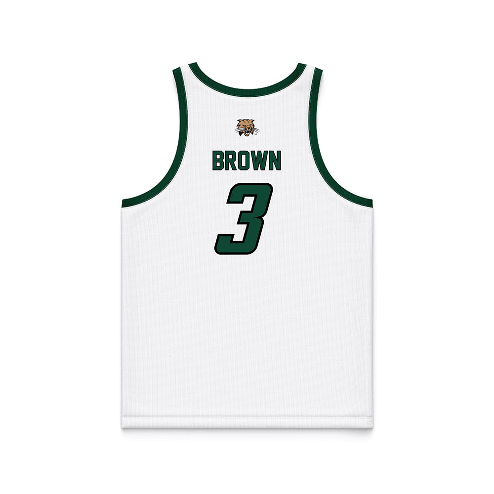 Ohio - NCAA Men's Basketball : AJ Brown - White Basketball Jersey