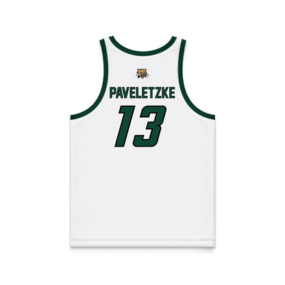 Ohio - NCAA Men's Basketball : Jackson Paveletzke - White Basketball Jersey-1