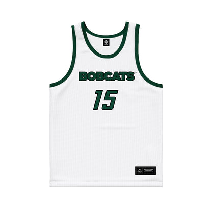 Ohio - NCAA Men's Basketball : Chase Boals - White Basketball Jersey