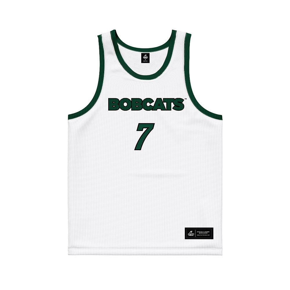 Ohio - NCAA Men's Basketball : Ben Nicol - White Basketball Jersey