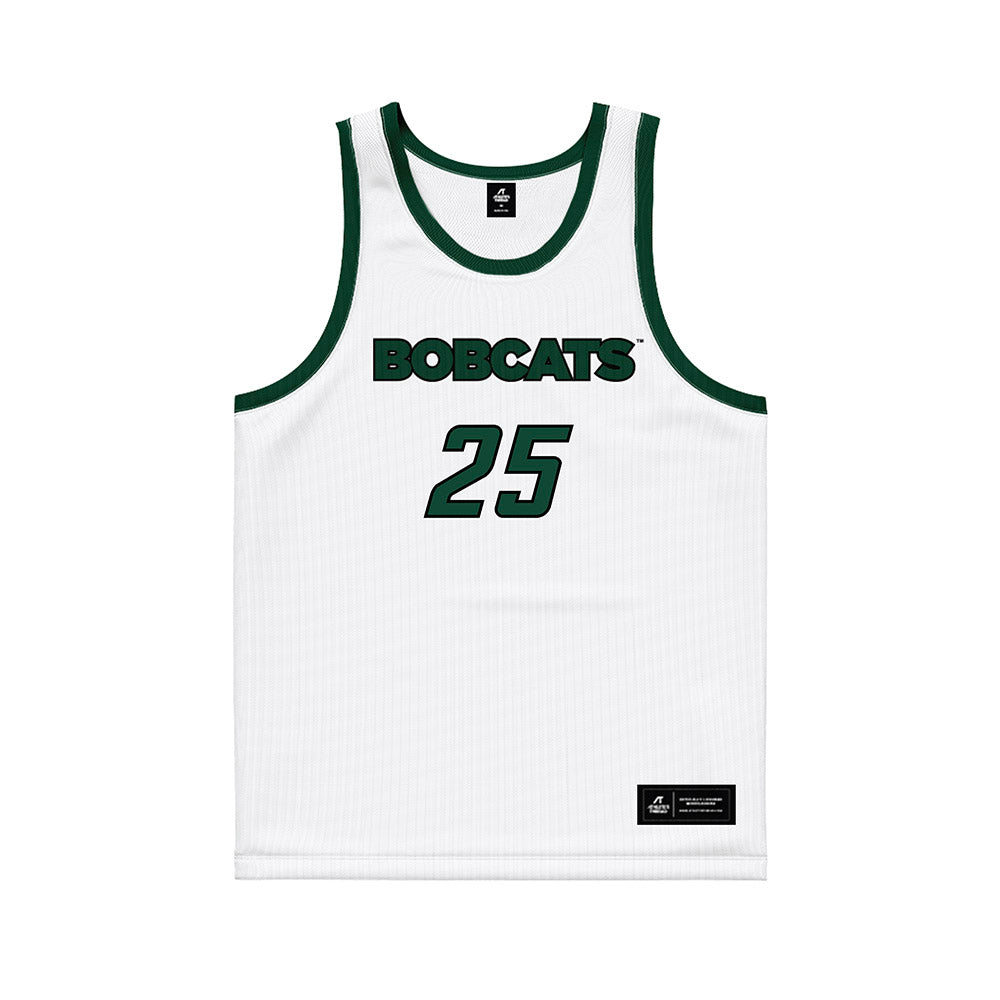 Ohio - NCAA Men's Basketball : Austin Parks - White Basketball Jersey