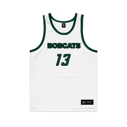 Ohio - NCAA Men's Basketball : Jackson Paveletzke - White Basketball Jersey-0