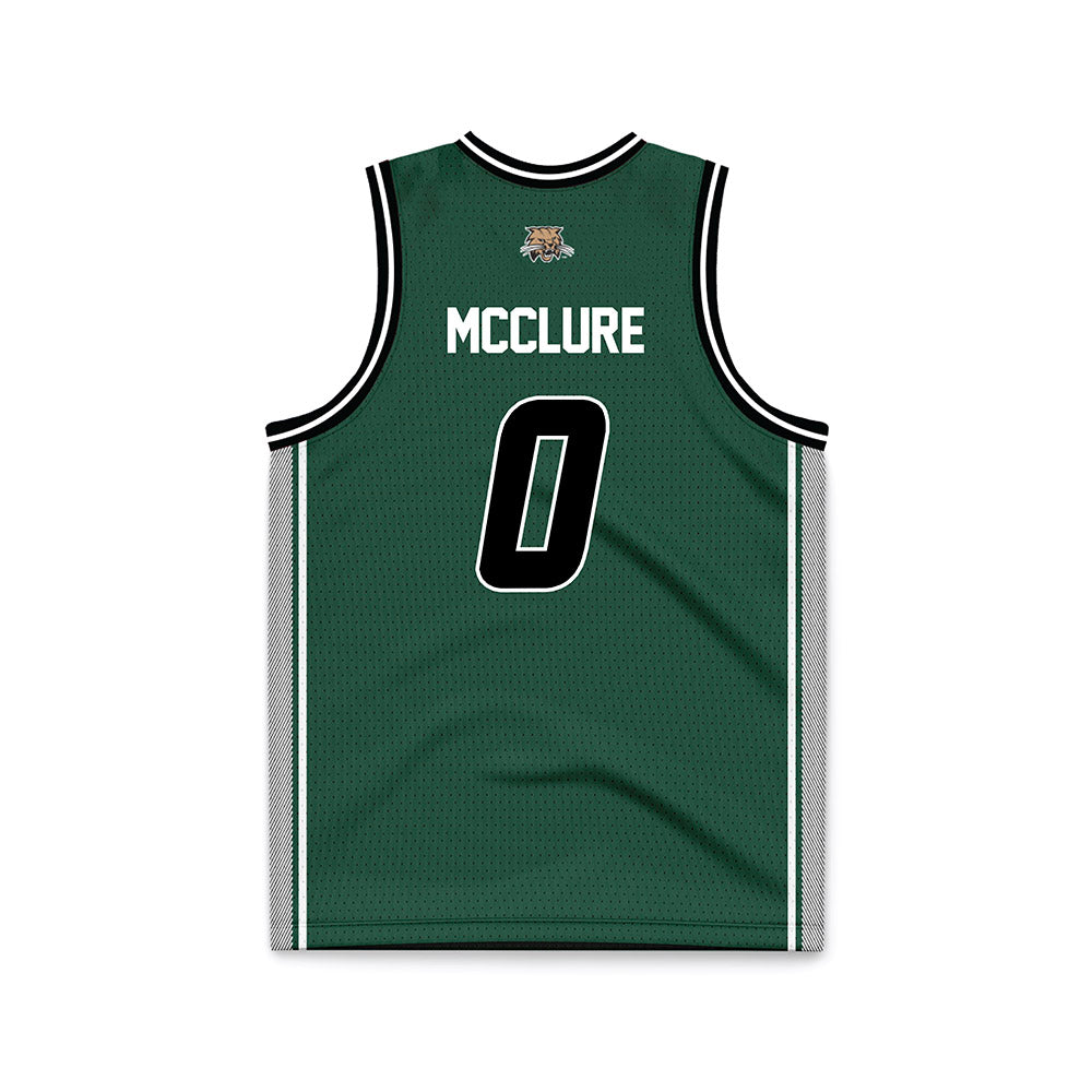 Ohio - NCAA Women's Basketball : Jaya McClure - Green Basketball Jersey