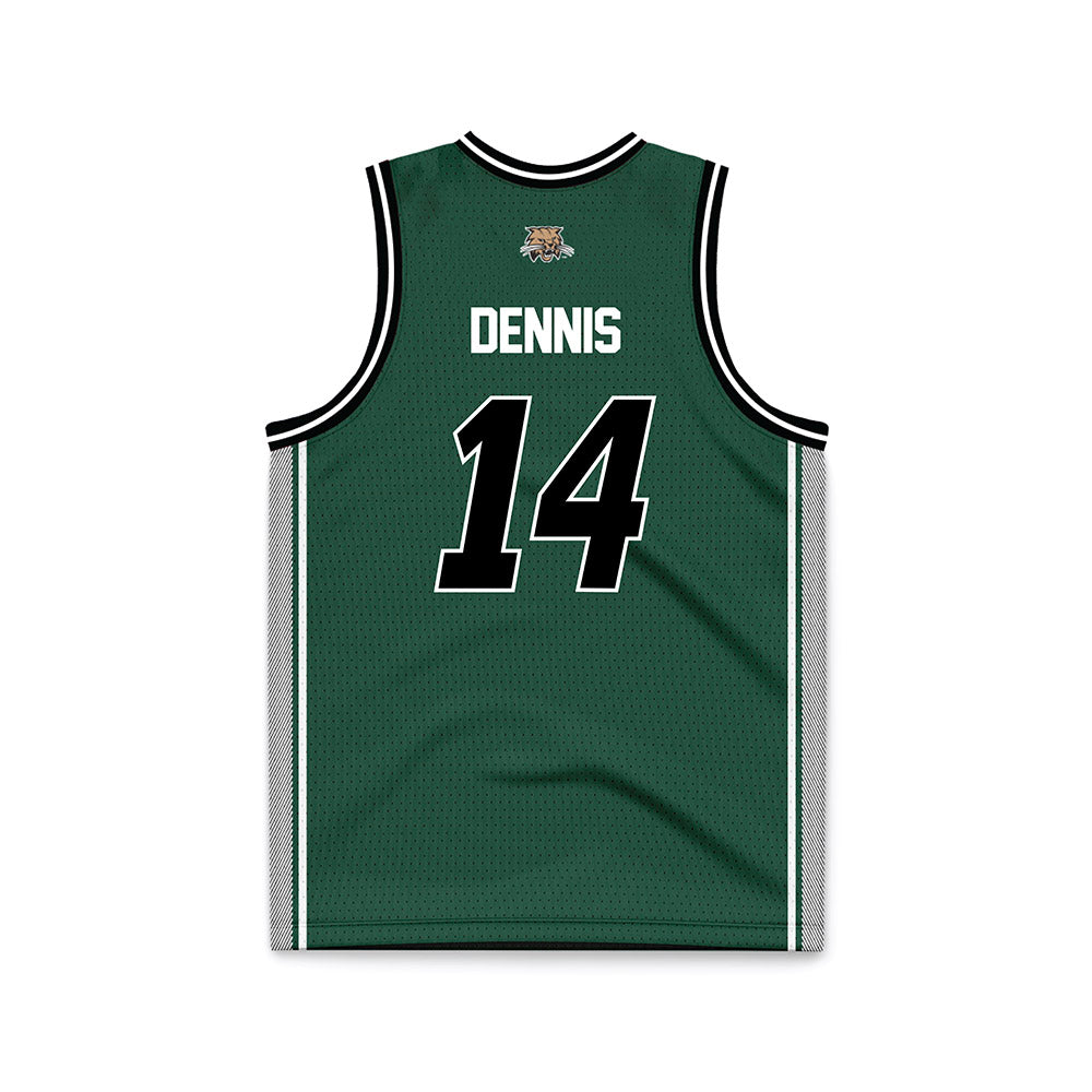 Ohio - NCAA Women's Basketball : Kate Dennis - Green Basketball Jersey