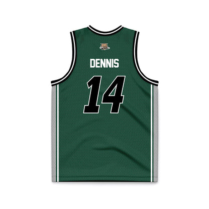 Ohio - NCAA Women's Basketball : Kate Dennis - Green Basketball Jersey