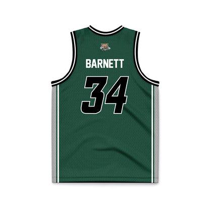 Ohio - NCAA Women's Basketball : Emma Barnett - Green Basketball Jersey