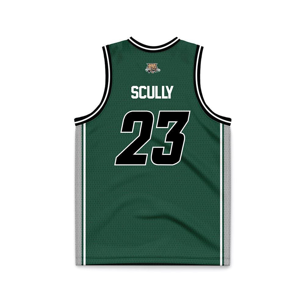 Ohio - NCAA Women's Basketball : Danni Scully - Green Basketball Jersey