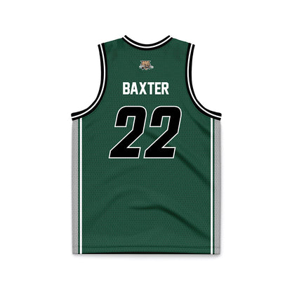 Ohio - NCAA Women's Basketball : Asiah Baxter - Green Basketball Jersey