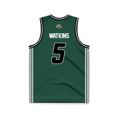 Ohio - NCAA Women's Basketball : Kennedi Watkins - Green Basketball Jersey