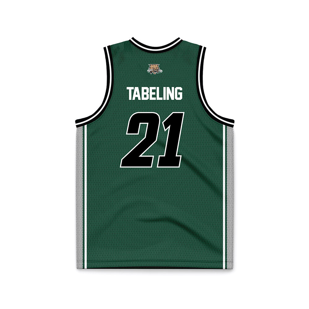 Ohio - NCAA Women's Basketball : bailey tabeling - Green Basketball Jersey