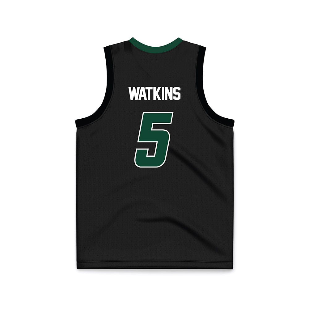 Ohio - NCAA Women's Basketball : Kennedi Watkins - Green Basketball Jersey