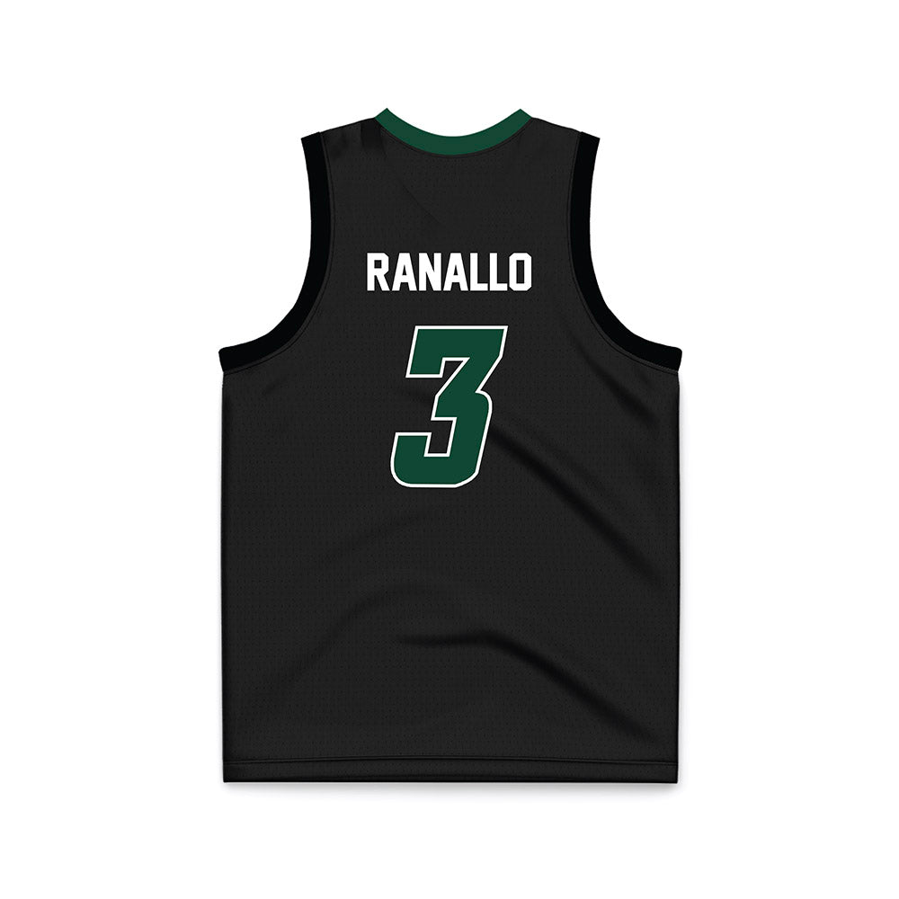 Ohio - NCAA Women's Basketball : Bella Ranallo - Black Basketball Jersey-1